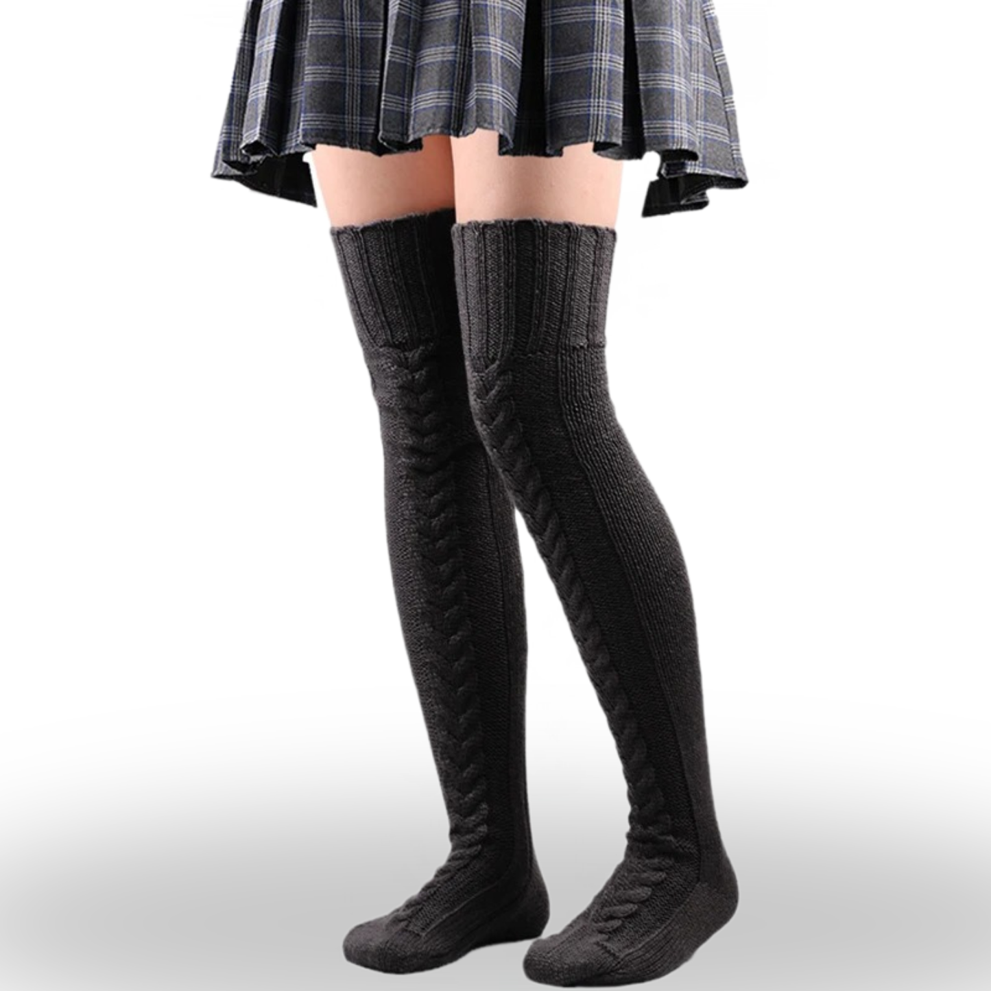 CozyChic Over-Knee Knit Socks