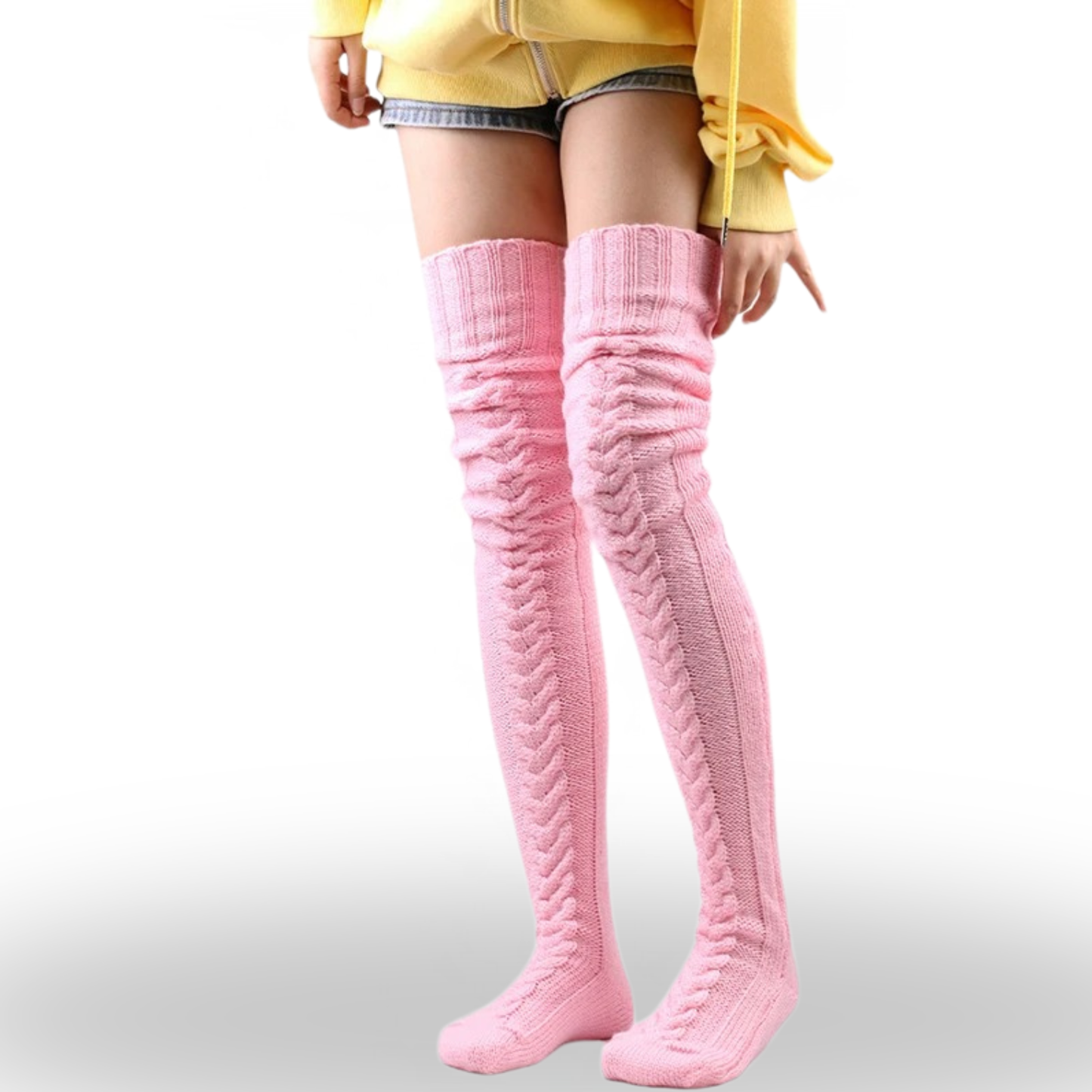 CozyChic Over-Knee Knit Socks