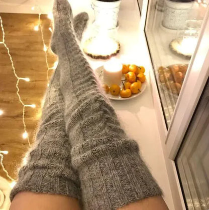 CozyChic Over-Knee Knit Socks